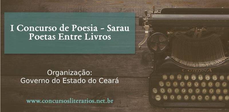 1º Concurso de Poesia - Sarau Poetas Entre Livros