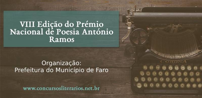 VIII Edição do Prémio Nacional de Poesia António Ramos