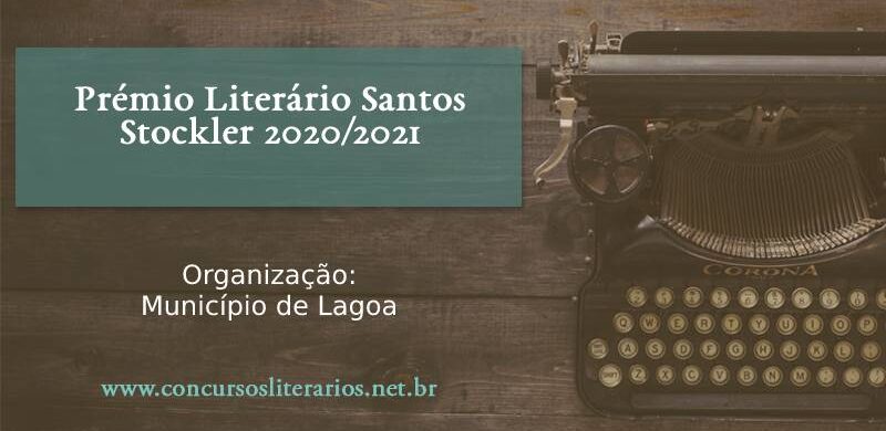 Prémio Literário Santos Stockler 2020:2021